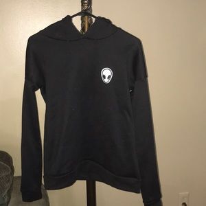 Thin black sweatshirt